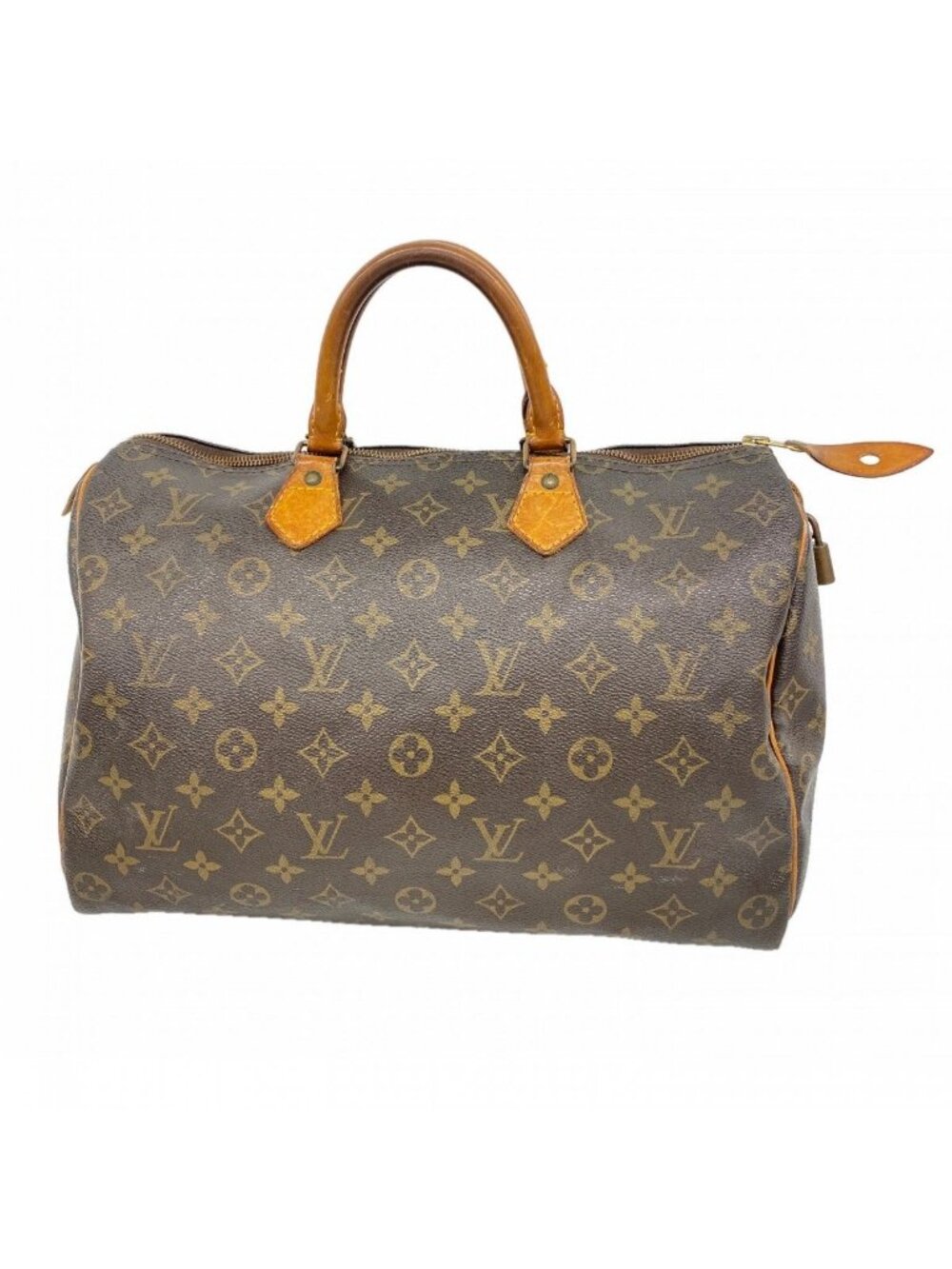 Louis Vuitton Handbag Monogram Speedy 35 Brown